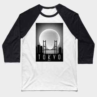 Tokyo Poster Design Baseball T-Shirt